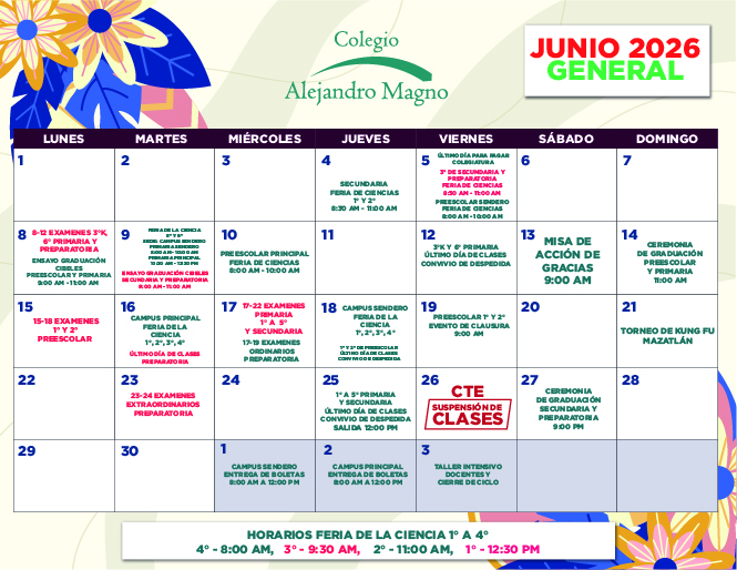 Calendario Escolar
